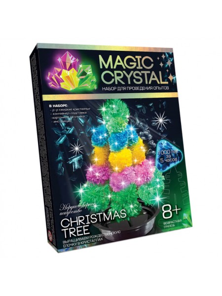 Дитячий набір для проведення дослідів "MAGIC CRYSTAL" Danko Toys ОМС-01 Christmas Tree Multicolor
