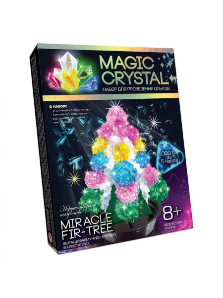 Дитячий набір для проведення дослідів "MAGIC CRYSTAL" Danko Toys ОМС-01 Miracle Fir-Tree