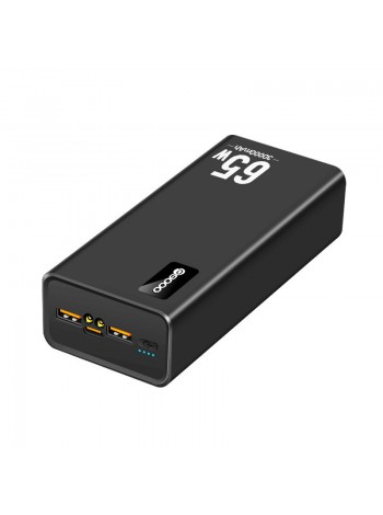 УМБ 30000mAh 65 Вт 0,6 кг для ноутбука швидке заряджання Quick Charge M16 Чорний (PD65W) PD