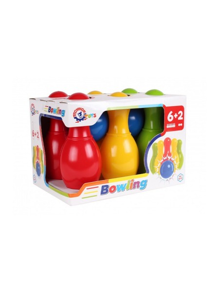 Іграшка Technok Toys Набір для гри в боулінг 8 шт Різнобарвний ЦБ-00111416 (SKT000438840)