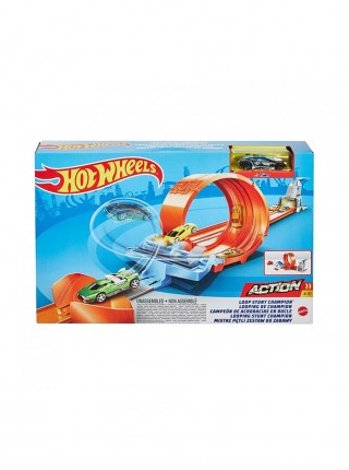 Ігровий набір Hot Wheels Чемпіон за трюками в петлі 8х38х25 см Різнобарвний ЦБ-00169615 (SKT000568180)