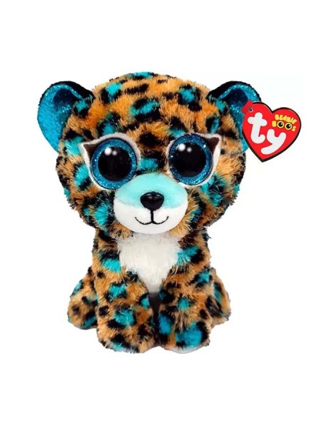 Дитяча іграшка м'яконабивна TY Beanie Boos Леопард Cobalt 15 см Різнобарвний ЦБ 00252014