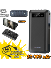 Універсальна зарядна батарея Protech B-05 Solar 20000Mah Чорний