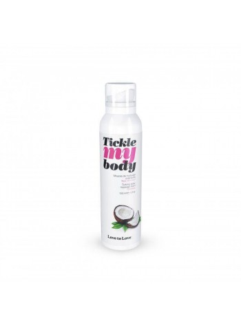 Масажна піна Love To Love TICKLE MY BODY COCONUT 150 мл зволожувальна