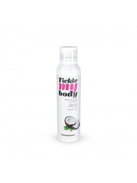 Масажна піна Love To Love TICKLE MY BODY COCONUT 150 мл зволожувальна