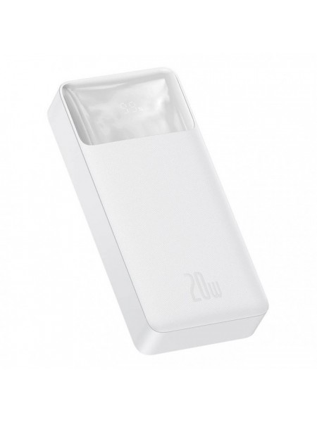 Power bank BASEUS Bipow Digital Display 20000 mAh Білий