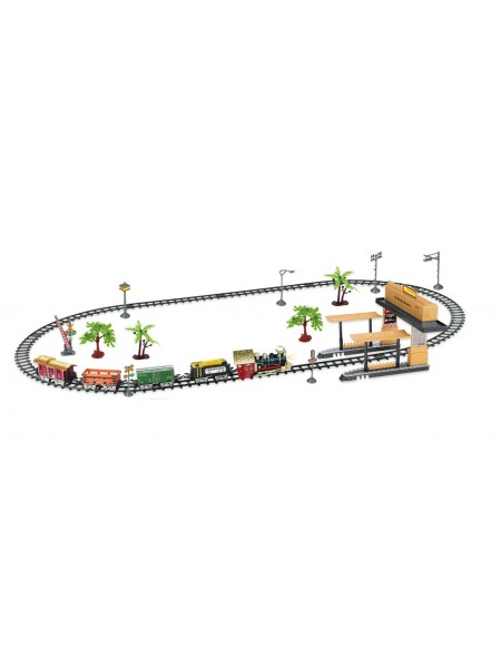 Залізничні пригоди WToys 58х8х52 см Різнобарвний (164182)