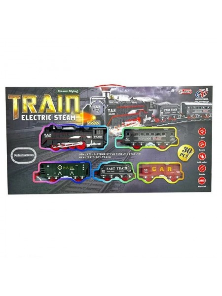 Залізниця Yufeng Train Electric Steam 31 елемент Різнобарвний (164948)