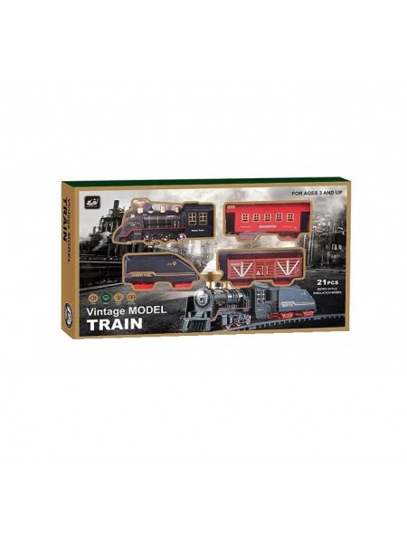 Залізниця Yufeng Vintage Model Train 21 елемент Різнобарвний (141427)