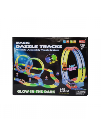 Автотрек на радіокеруванні Yufeng Dazzle Tracks 278 деталей Різнобарвний (133446)