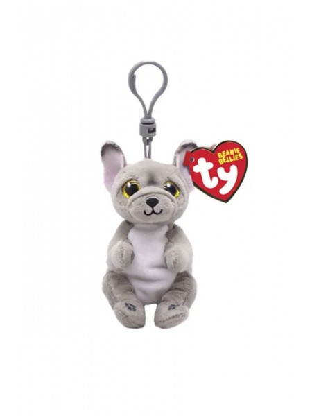 М'якона дитяча іграшка TY Сірий пес Wilfred 12 см Різнобарвний ЦБ 00266571
