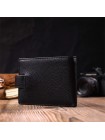 Горизонтальний чоловічий гаманець із натуральної шкіри Vintage sale_15019 Чорний