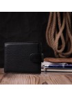 Горизонтальний гаманець для чоловіків із натуральної шкіри Vintage sale_15037 Чорний