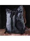 Модний міський рюкзак-мішок унісекс зі щільного текстилю Vintage sale_15076 Сірий