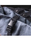 Модний міський рюкзак-мішок унісекс зі щільного текстилю Vintage sale_15076 Сірий