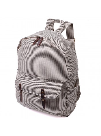 Літній жіночий рюкзак з якісного текстилю Vintage sale_15077 Молочний