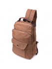 Зручний текстильний рюкзак з ущільненою спинкою та відділенням для планшета Vintage sale_15078 Коричневий
