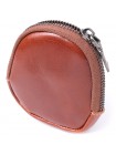 Компактний гаманець для монет із натуральної шкіри Vintage sale_15080 Коричневий