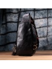Жіноча слінг сумка через плече з екошкіри Vintage sale_15117 Чорний