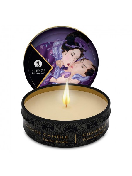Масажна свічка Shunga MINI MASSAGE CANDLE — Exotic Fruits 30 мл (SO2518)