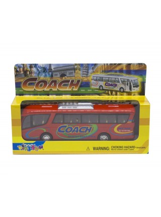 Інерційний автобус KINSFUN Coach Червоний (KS7101W)