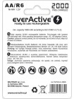 Аккумулятор everActive AA/HR06 Ni-MH 2000mAh BL 4шт