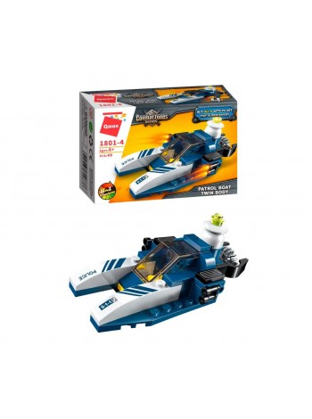 Дитячий конструктор "Police" Qman 1801-1-8 Катамаран