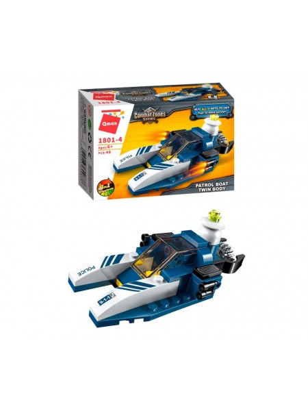 Дитячий конструктор "Police" Qman 1801-1-8 Катамаран