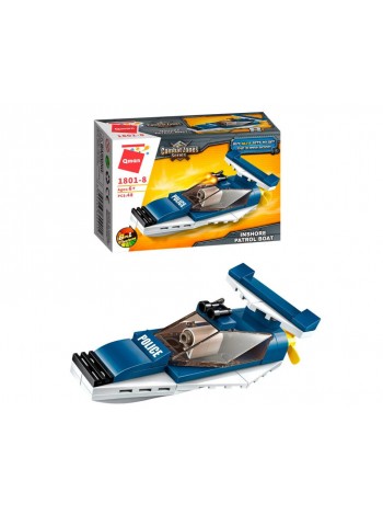 Дитячий конструктор "Police" Qman 1801-1-8 Катер