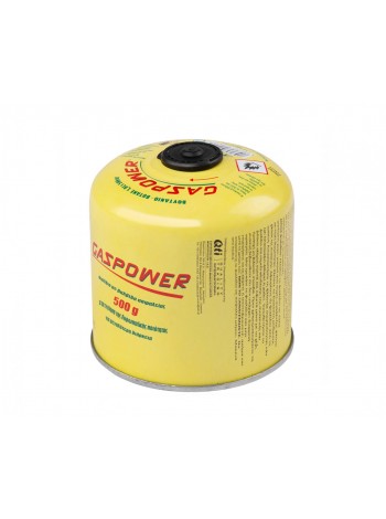 Газовий картридж Gaspower з нарізним з'єднанням 500 г (32-051)