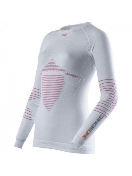Термокофта X-Bionic Energizer MK2 Shirt Long Sleeves Woman L/XL Білий/Рожевий (1068-I020275 L/XL W318)