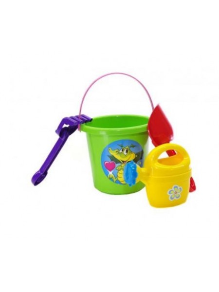 Набір пісочний Doloni Toys No1 у сітці 013555/1 Салатовий