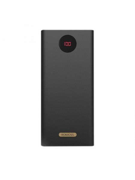 Зовнішній акумулятор павербанк Romoss PEA57 22.5W 60000 mAh Black