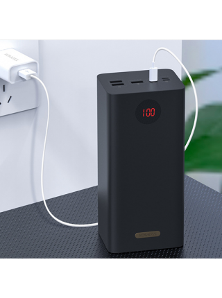 Зовнішній акумулятор павербанк Romoss PEA57 22.5W 60000 mAh Black