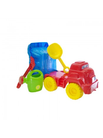 Набір пісочний No2 DOLONI TOYS 013565 Червоно-блакитний