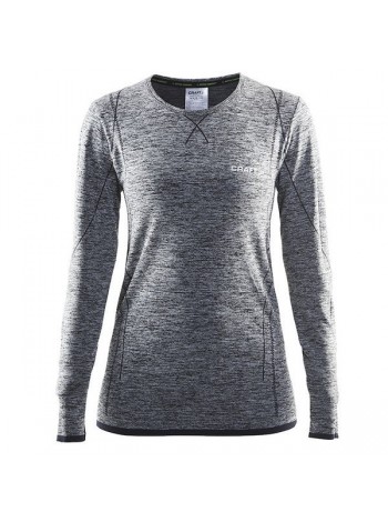 Термокофта Craft Active Comfort RN LS Woman M Сірий/Білий (1068-1903714 M B999)