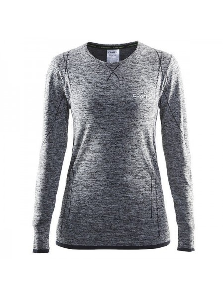 Термокофта Craft Active Comfort RN LS Woman M Сірий/Білий (1068-1903714 M B999)