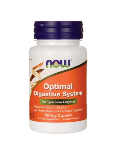 Травні ферменти NOW Foods Optimal Digestive System 90 Veg Caps