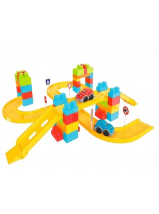 Дитячий конструктор Technok Toys Автомагістраль 100 деталей Multicolor (114171)