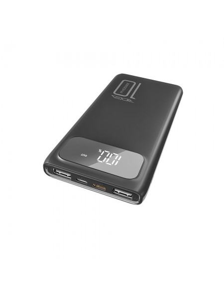 Універсальна мобільна батарея Ridea RP-D10L Phoenix10 10 W LED 10000 mAh 2 USB/Type-C/Micro 2A Black