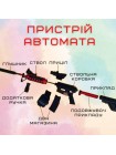 Гель бластер BB М416 на орбізах з глушником і оптикою на акумуляторі 95 см Чорно-червоний (719)