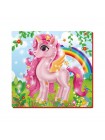 М'які пазли "Рожевий єдиноріг" Vladi Toys VT1109-06 22 х 23 см