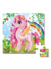 М'які пазли "Рожевий єдиноріг" Vladi Toys VT1109-06 22 х 23 см