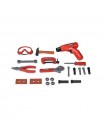 Ігровий набір Tool Set Інструменти 8 предметів Black and Red (95120)
