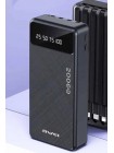 Портативна батарея Awei P132K Power bank 20000 mAh Black