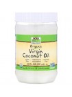 Кокосова олія NOW Foods Organic Virgin Coconut Cooking Oil 591 ml 40 servings
