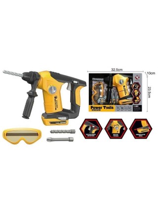 Ігровий набір дриль Yufeng Power Tools 3 насадки Жовто-чорний (150889)