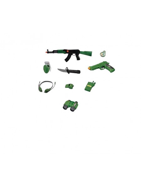 Ігровий військовий набір Chengmei Toys Elite Troops 9 предметів Зелений (120777)