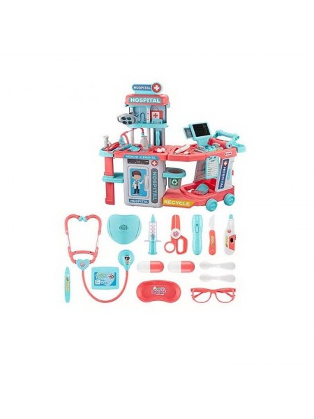 Ігровий набір лікаря Chengmei Toys Medical Table 42 предмети Різнобарвний (149162)