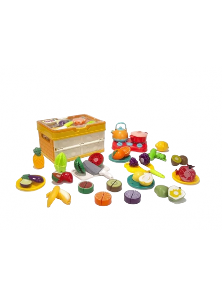 Ігрові продукти на липучках Chengmei Toys 45 предметів Різнобарвний (154486)